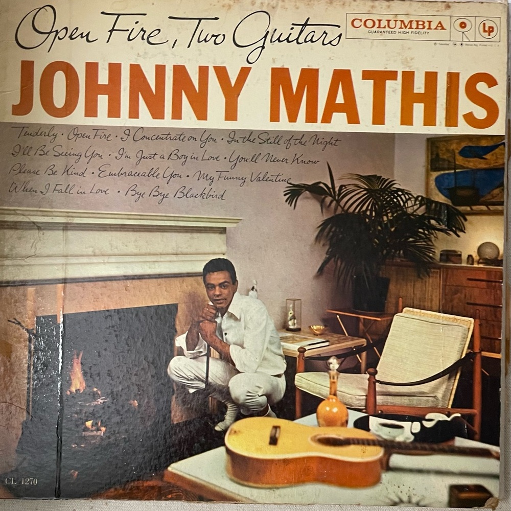 Columbia Black and White Johnny Mathis Album
